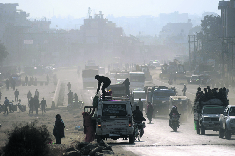 'Kathmandu air pollution on track to rival Delhi's'